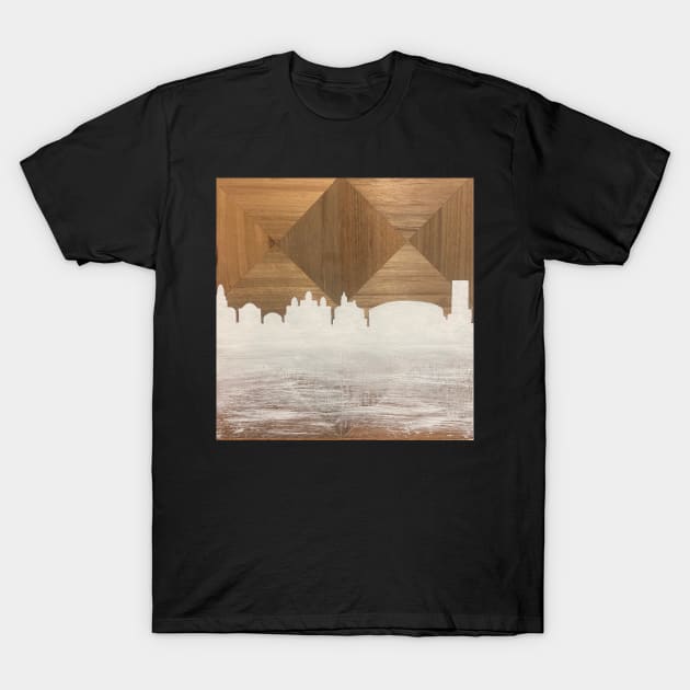 Syracuse New York Skyline T-Shirt by Designedby-E